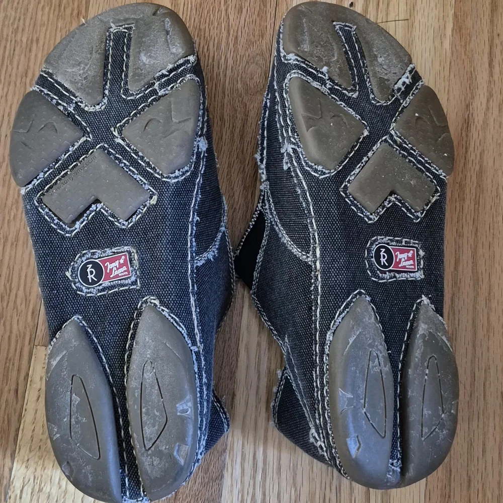 Tony Lama Men's 8.5 Charcoal Gray Slip-On Loafers RR3024